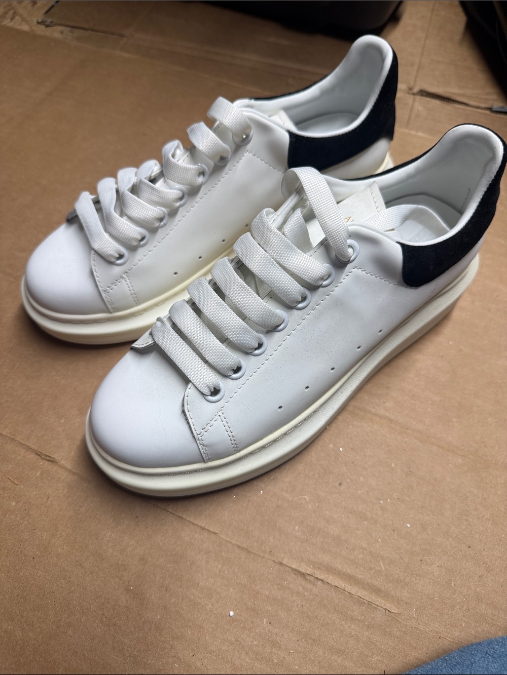 Classic White Leather Alexander McQueen Sneakers